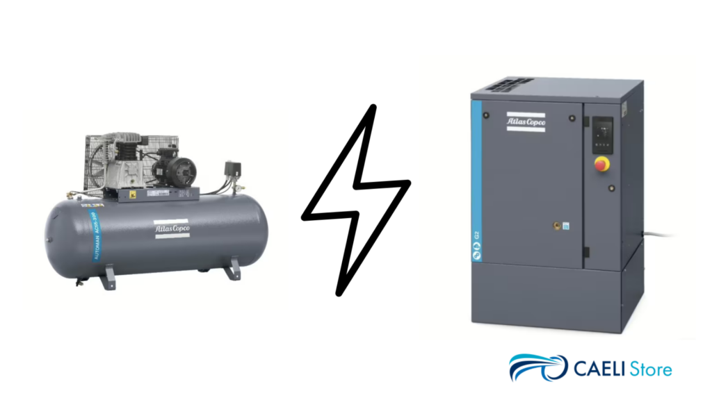 compresseur a vis ou compresseur à piston